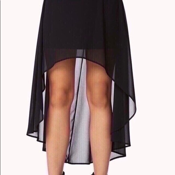 BLACK SKIRT - JUPE NOIRE - SMALL - Picture 2 of 3